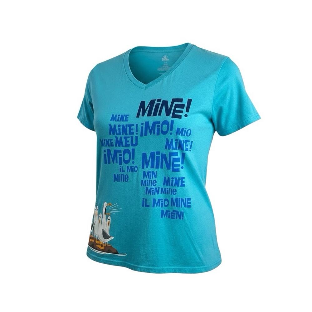 Disney Parks Finding Nemo Seagull's Light Blue Women's T-Shirt Size XL